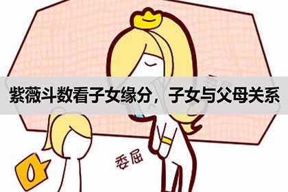 紫薇斗数看子女缘分，子女与父母关系